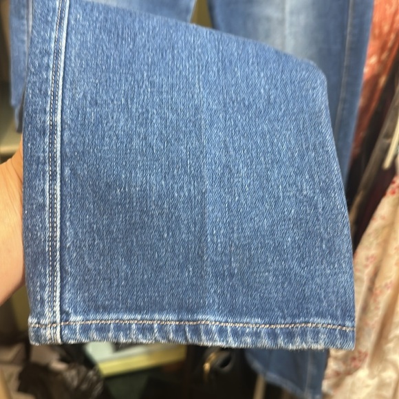 NWT FRAME Jeans-Fold Over High Rise Straight - Picture 5 of 5
